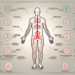 The human body highlighting the parasympathetic nervous system