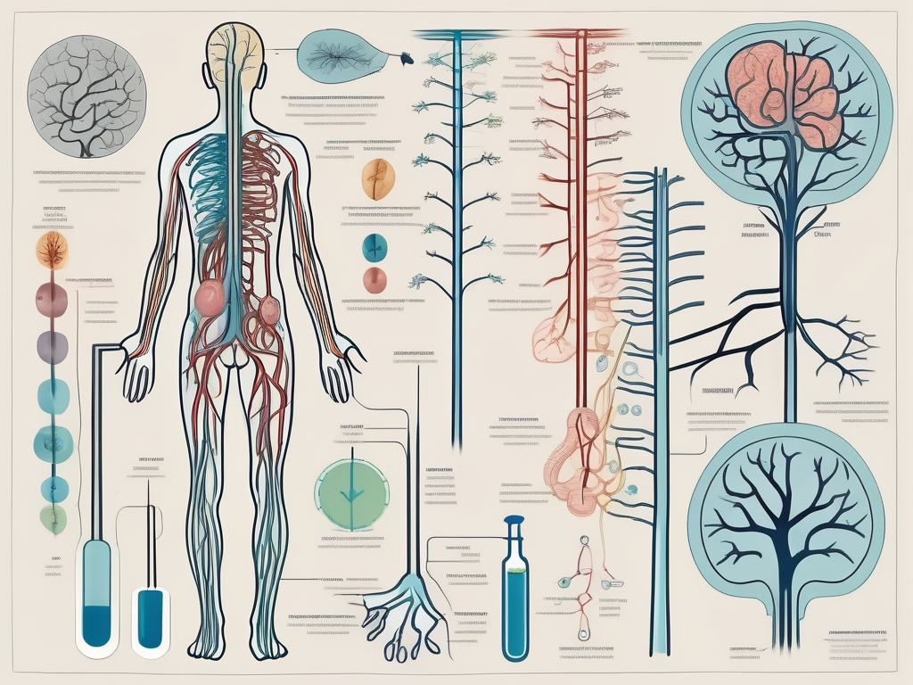 The human nervous system focusing on the parasympathetic nerves