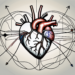 A heart connected to a network of parasympathetic nerves