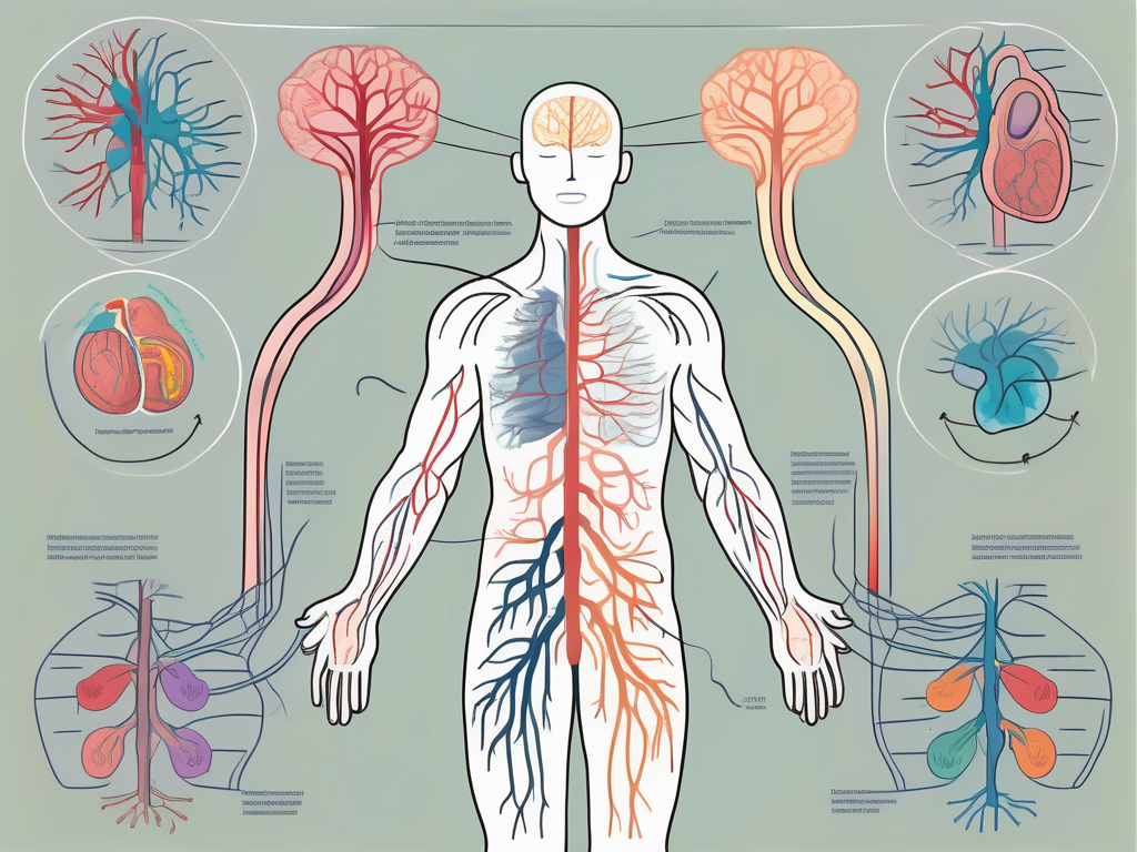 The human nervous system focusing on the parasympathetic nerve