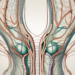 The parasympathetic nerve system in a human body