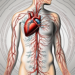 The human nervous system highlighting the parasympathetic nerves