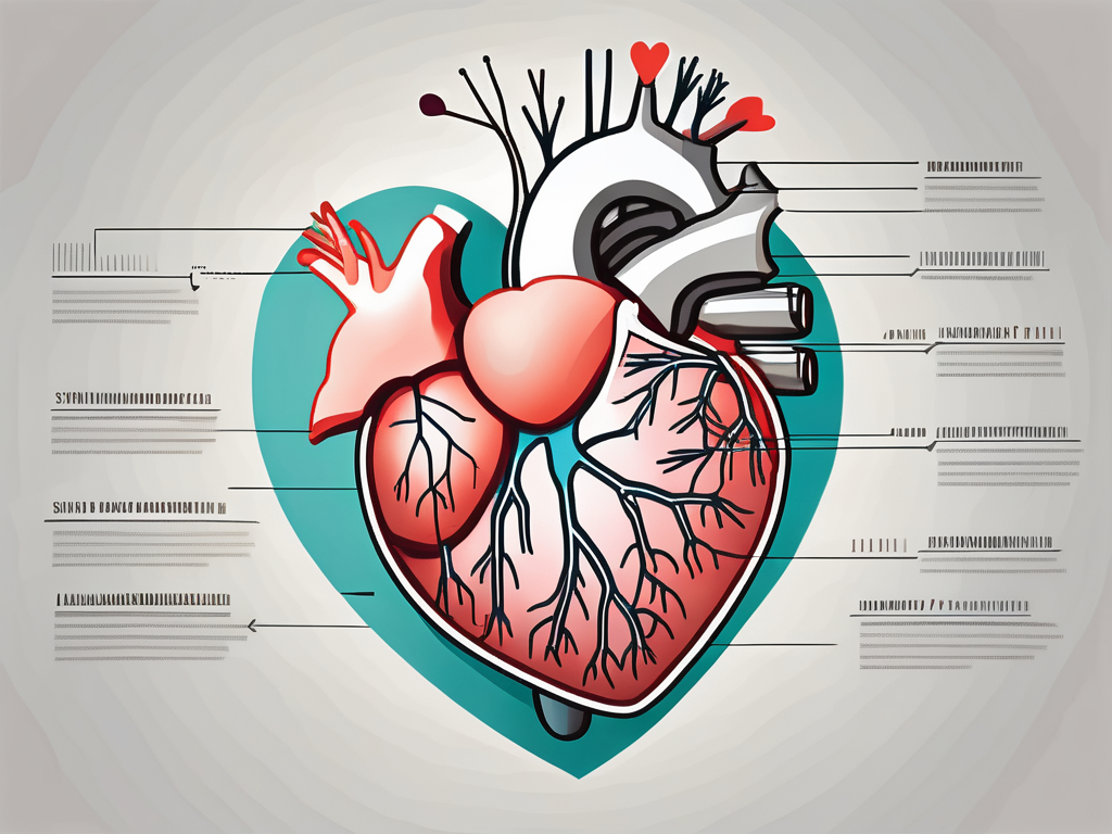 A human heart with the parasympathetic nerves highlighted