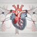 A human heart connected to the parasympathetic nervous system