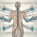 The human nervous system highlighting the parasympathetic nerves