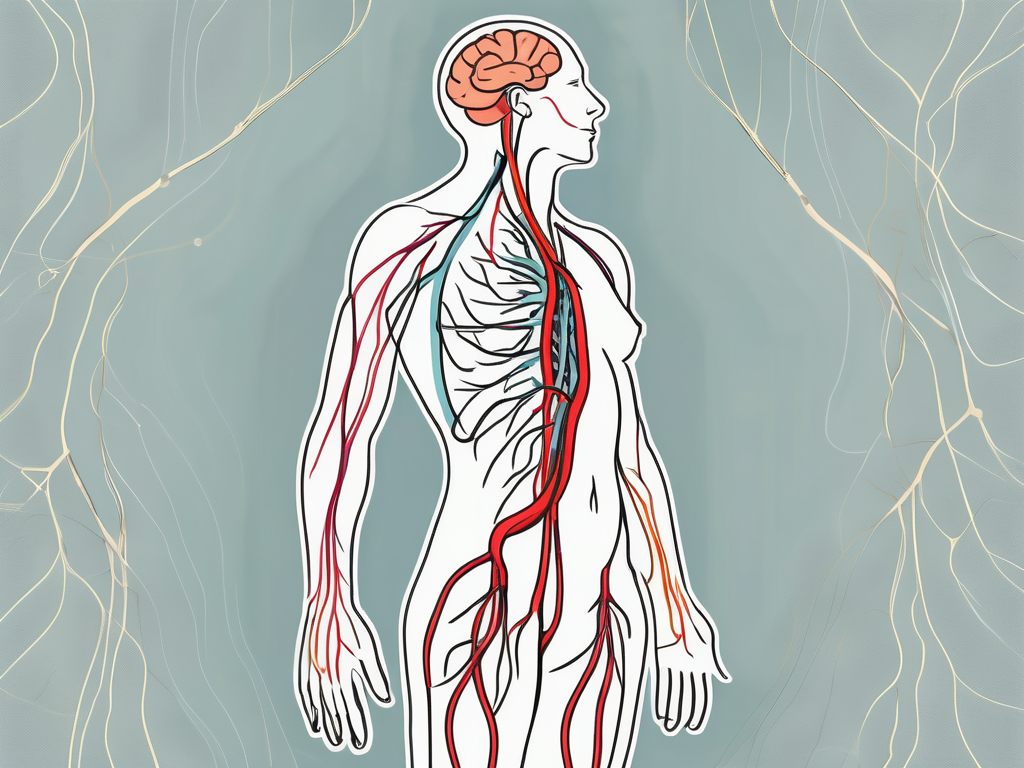 The vagus nerve in the human body