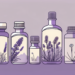 Various supplement bottles with calming