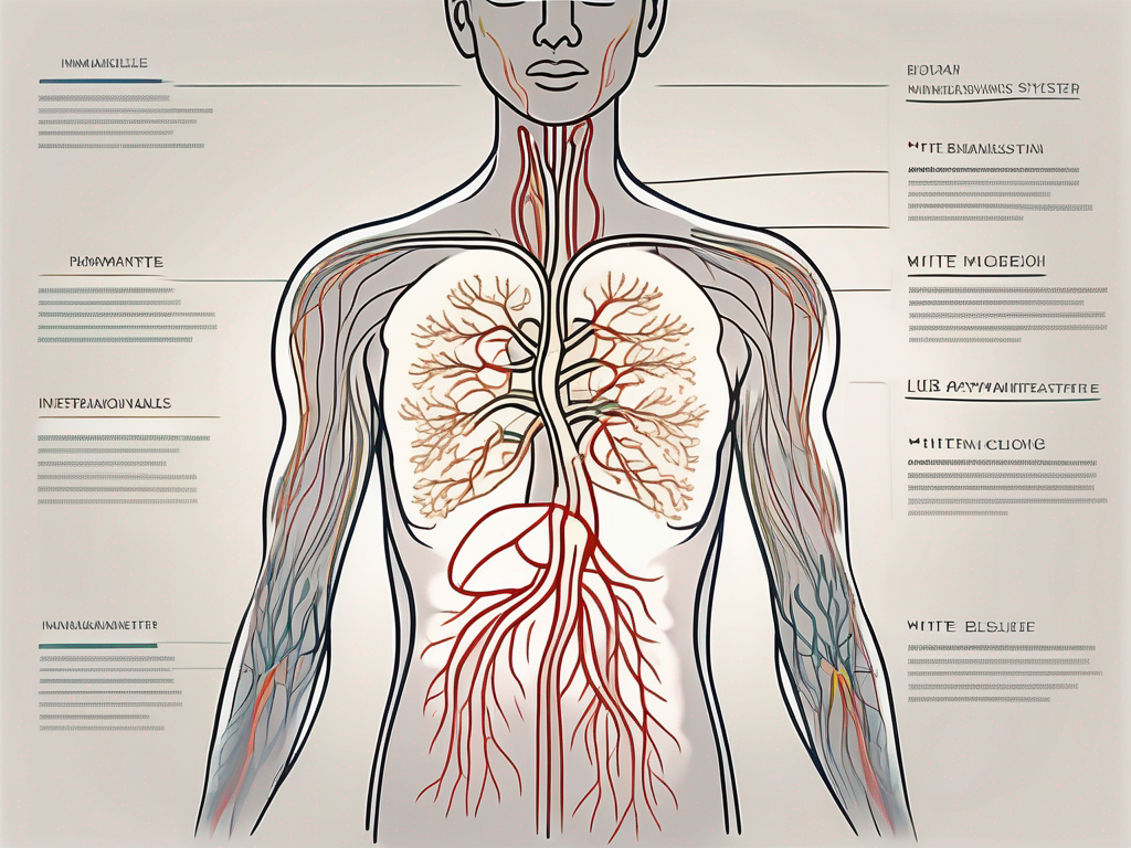 The human nervous system highlighting the parasympathetic nerves