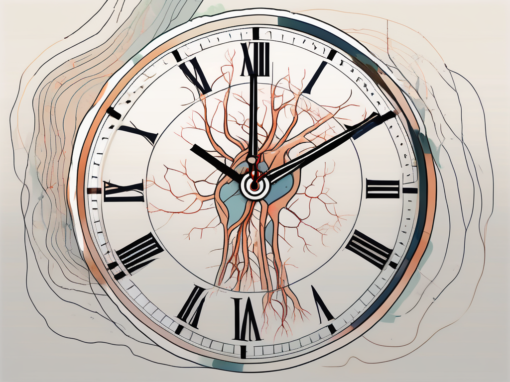 A human nervous system highlighting the parasympathetic nerves