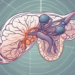 A pancreas with beta cells highlighted