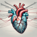 A human heart connected to the parasympathetic nerve system