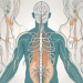 The human body highlighting the parasympathetic nervous system