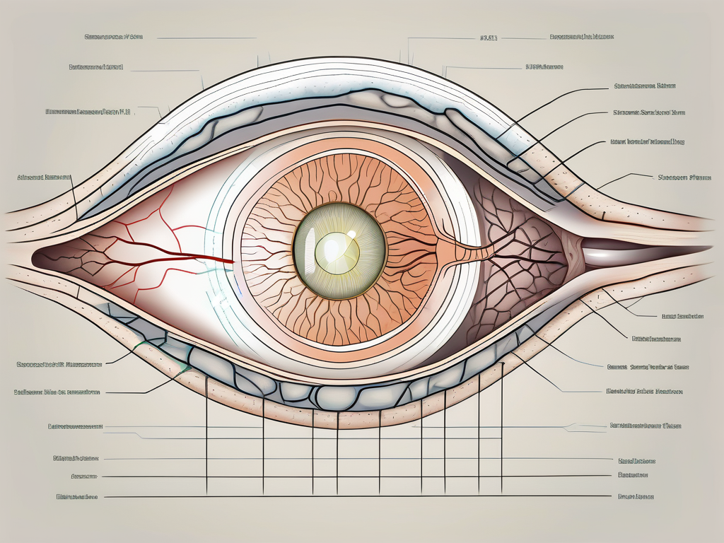 An eye cross-section