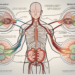 The parasympathetic nervous system highlighting the ganglia and their connections to various organs